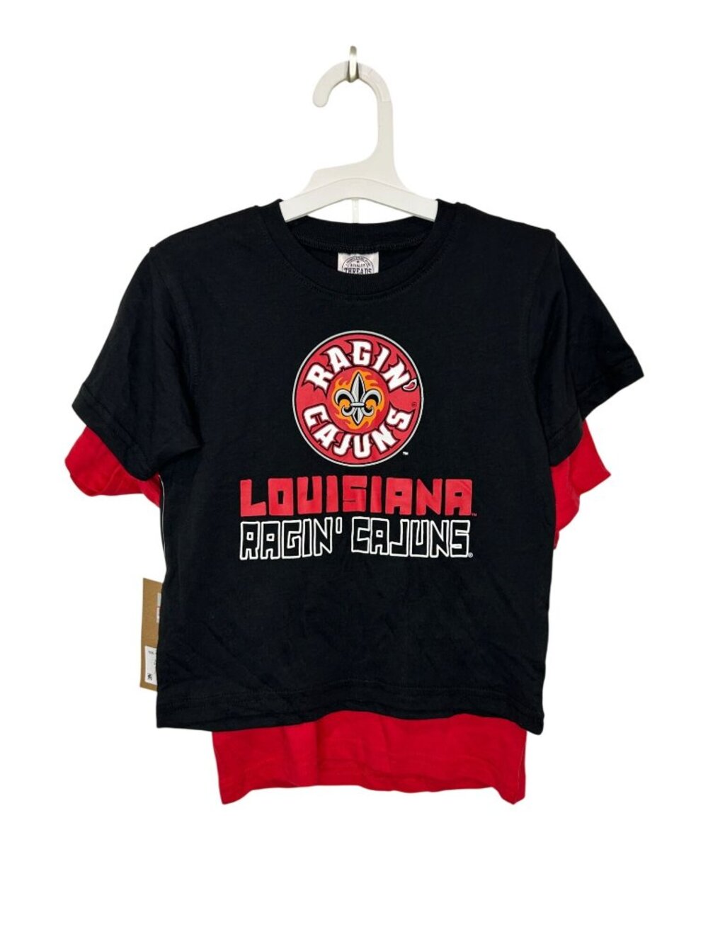 NWT 2-pack Short Sleeve Tees, Louisiana Ragin' Cajuns 4T MSRP $24.99